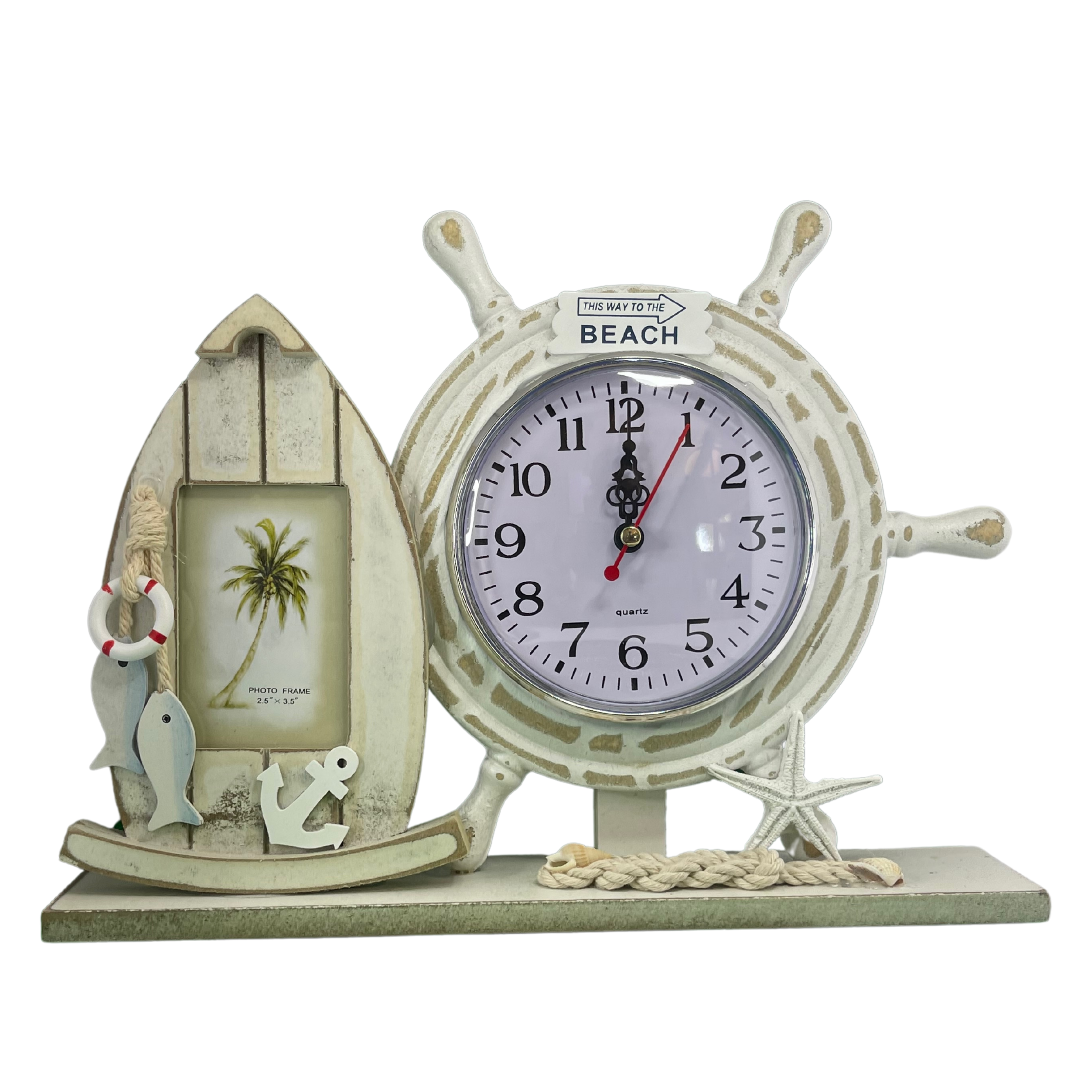Ships Wheel Clock Ship 65 - Timecentre