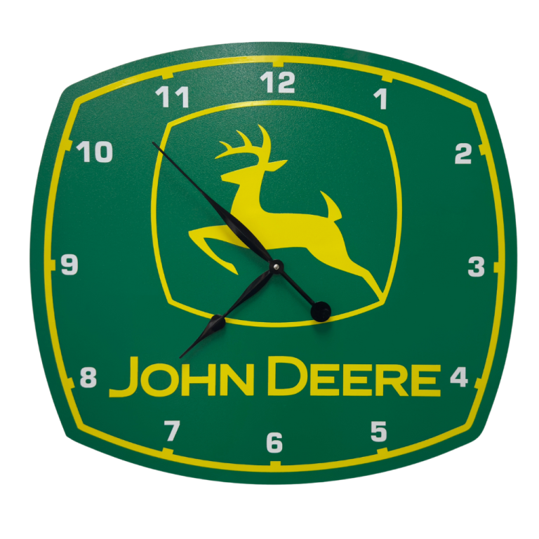 John Deere Logo clock