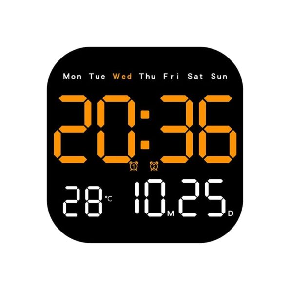 ZAVASIKA Plastic Digital LED Wall Clock 6650 - Image 10