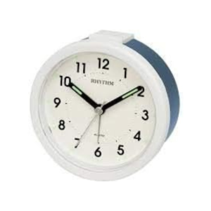 RHYTHM BEDSIDE CLOCK BLUE – CRE232NR04