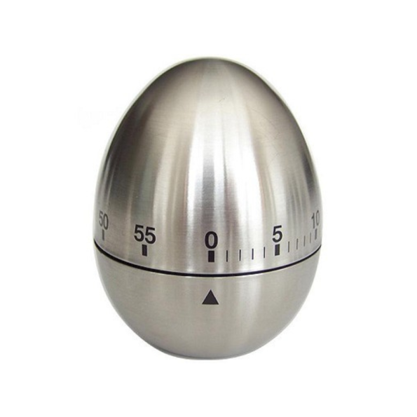 Kitchen Timer S/Steel Egg - 601020